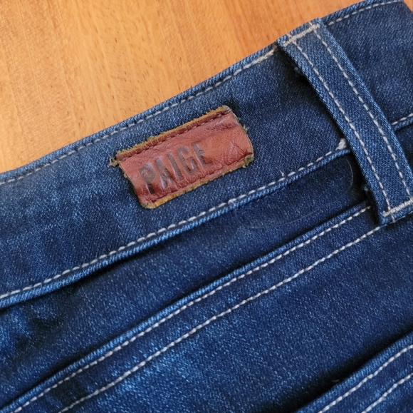 Paige Edgemont Jeans - Dark Blue Skinny Jeans - Picture 14 of 14